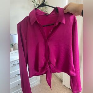 Blouse and trousers. Sold as set.